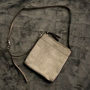 Coach! Snakeskin Embossed Leather Crossbody